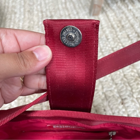 Bags The Original Seatbelt Bag Mini Tote Shoulder Bag Made In Usa Red